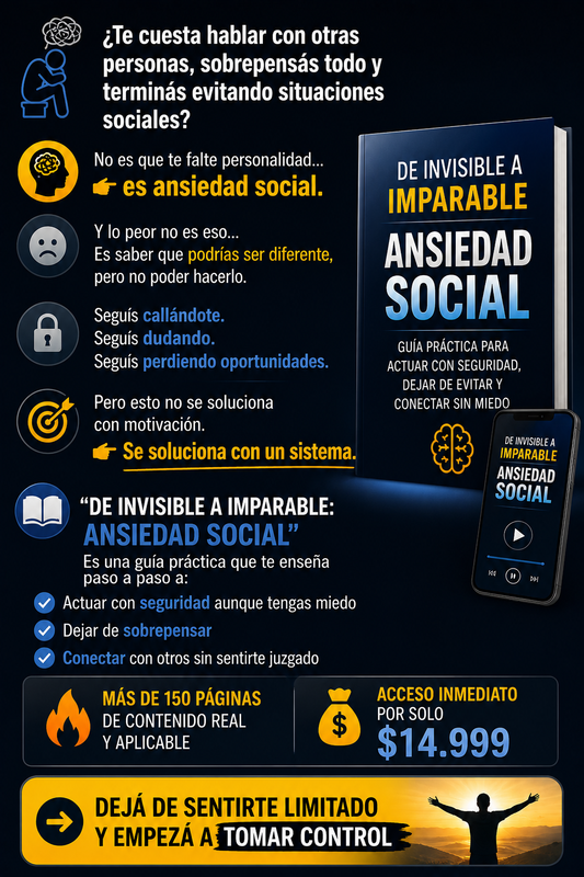 Supera tu ansiedad social