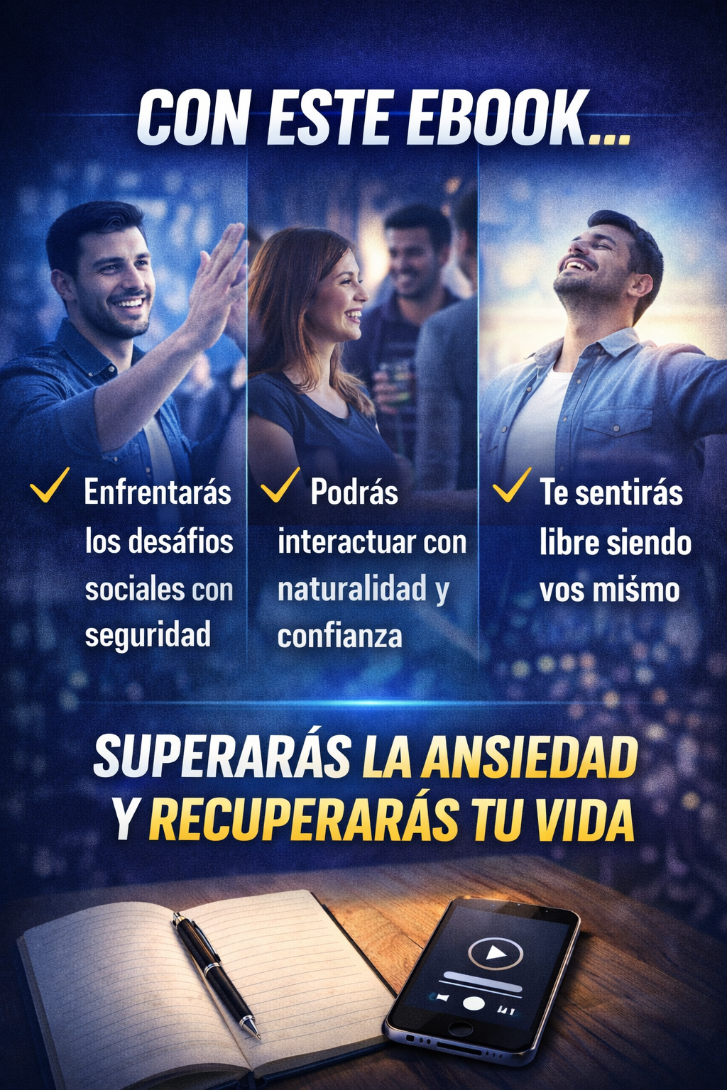 Supera tu ansiedad social